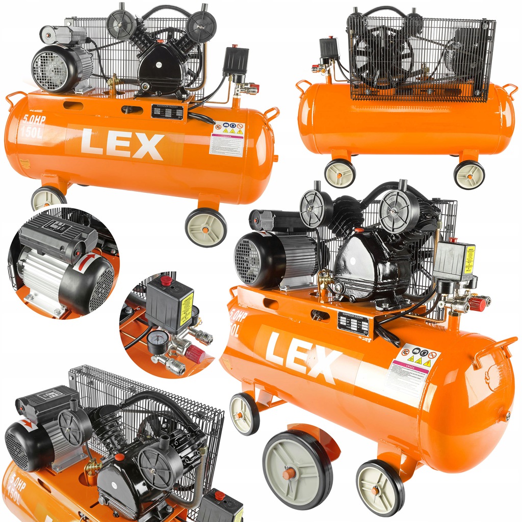 Lex LXC150-2/230 olejový kompresor 150 l 8 bar